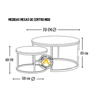 Mesa De Centro Tipo Nido
