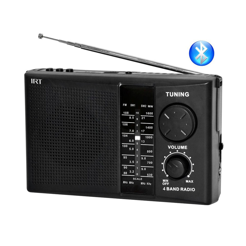 Radio Am/fm/sw/usb/msd 4 Bandas Recargable Irt Negro I005rp4b01n image number 0.0
