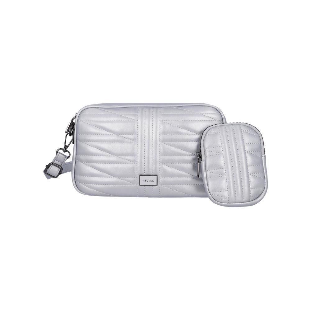 Bandolera Secret Nuuk St6 M Plateado image number 0.0