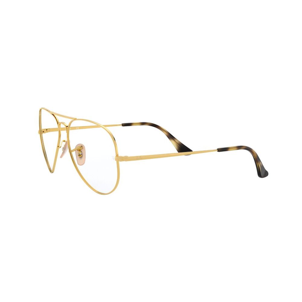 Lentes Ópticos Aviator Dorado Ray-ban Optical image number 2.0