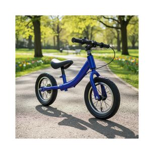 Bicicleta De Aprendizaje Ni&ntilde;os Infantil Freno Azul