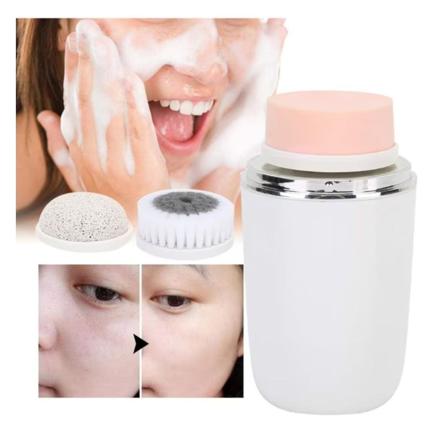 Cepillo Facial El&eacute;ctrico Masajeador Limpieza Profunda image number 5.0