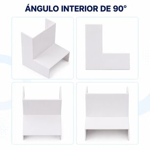 Angulo Interior Canaleta 40&times;16 Mm Pack 4un