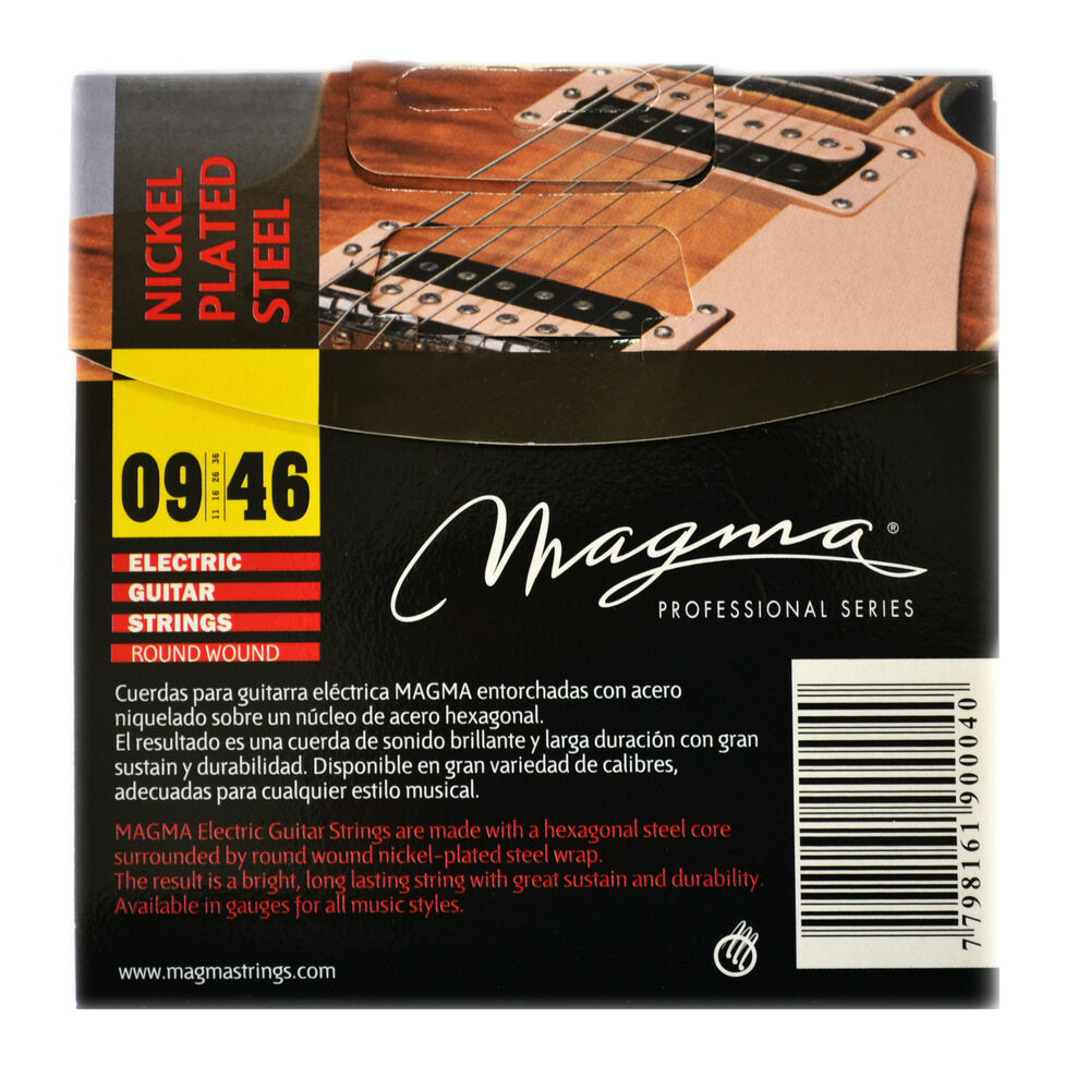 Set Cuerdas Guitarra Eléctrica Ge130n Magma image number 1.0