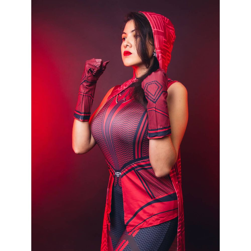 Disfraz Cosplay Bruja Escarlata De Wanda Visi&oacute;n Marvel image number 5.0