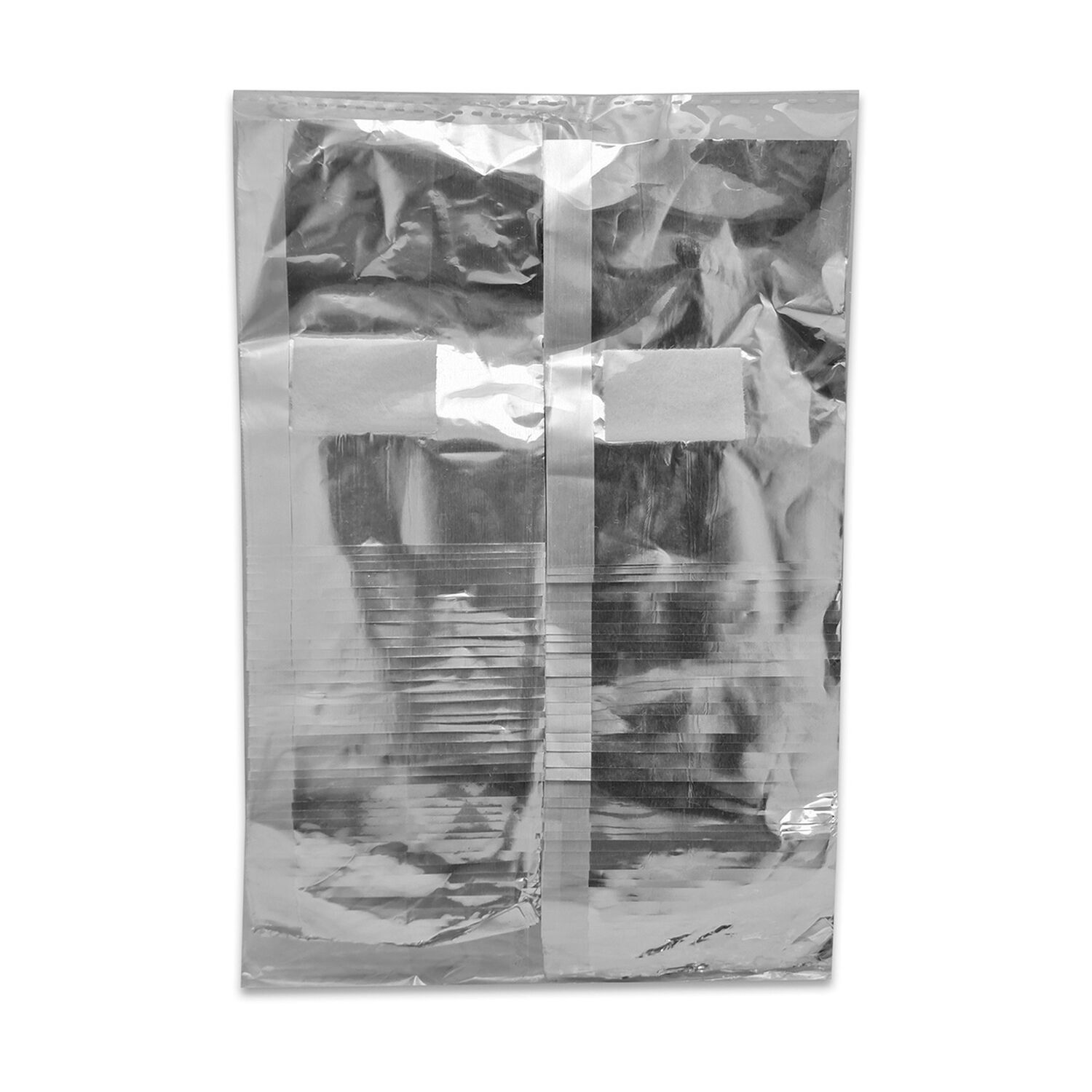 Papel Aluminio Con Algod&oacute;n Para Retiro Esmaltado X100 Ud image number 0.0