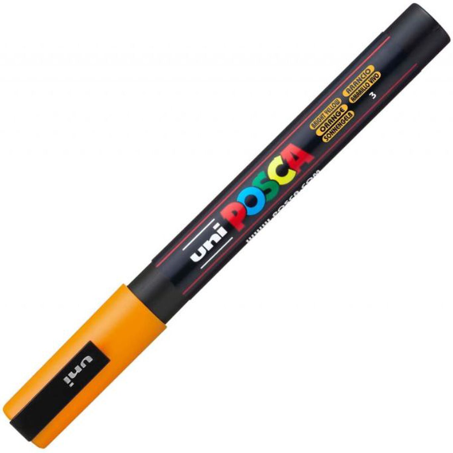 Marcador Acr&iacute;lico Amarillo Brillante 3m Posca image number 0.0