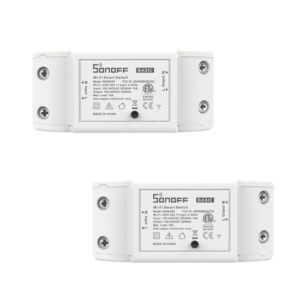 Pack De 2 Interruptores Diy Sonoff Basic Wifi image number 0.0