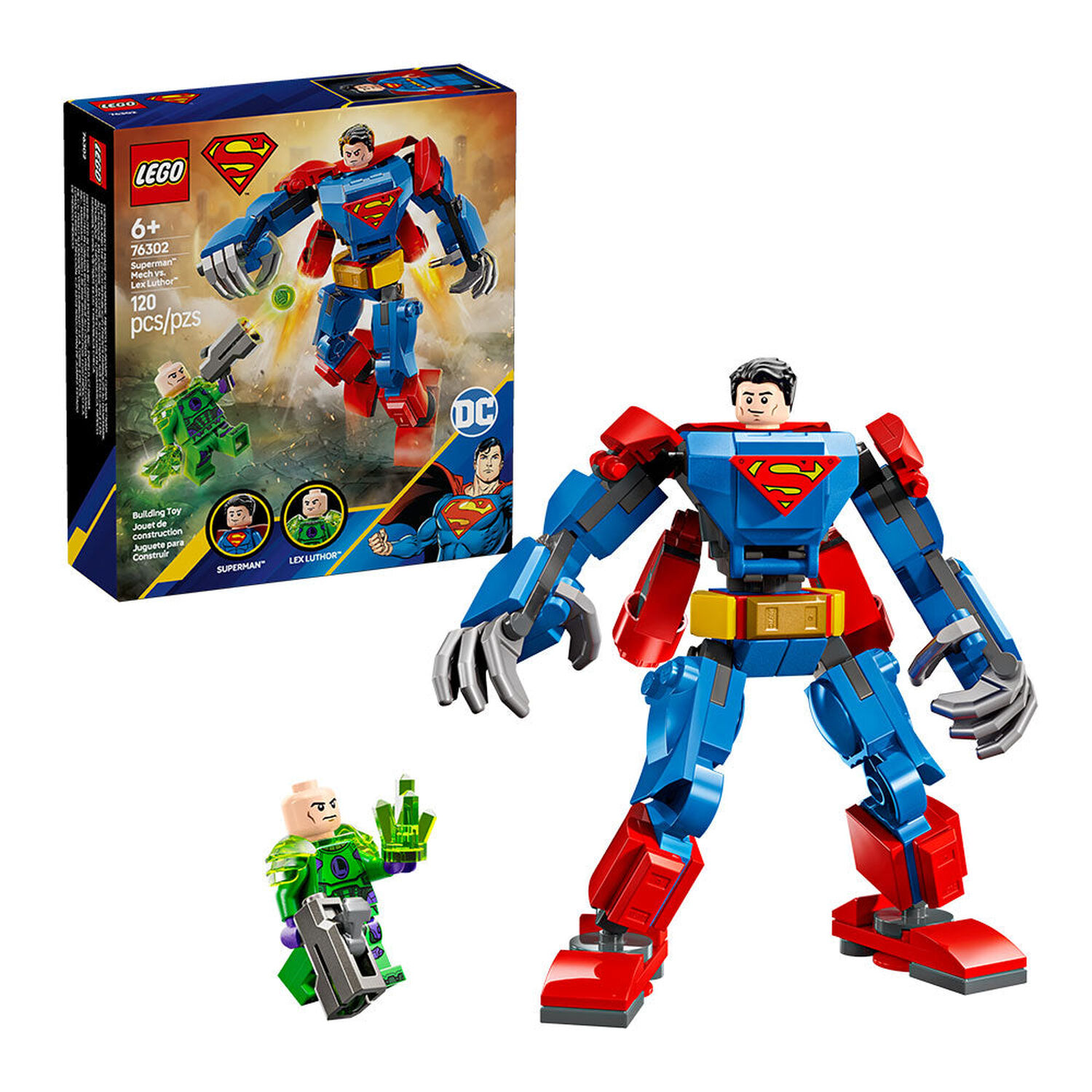 Lego Superman - Armadura Rob&oacute;tica De Superman Vs. Lex Luthor - 76302 image number 0.0
