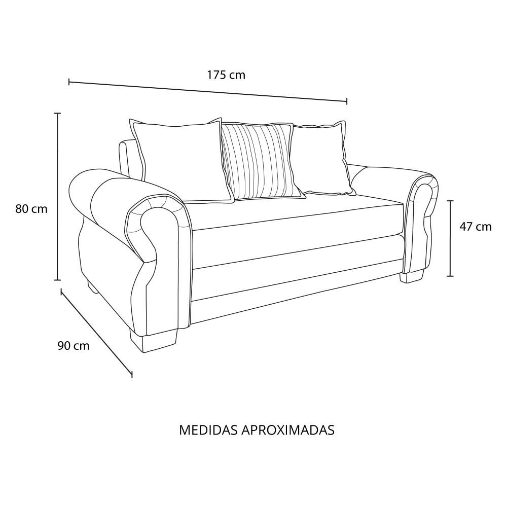 Sof&aacute; Living Factory Arizona / 2 Cuerpos image number 6.0