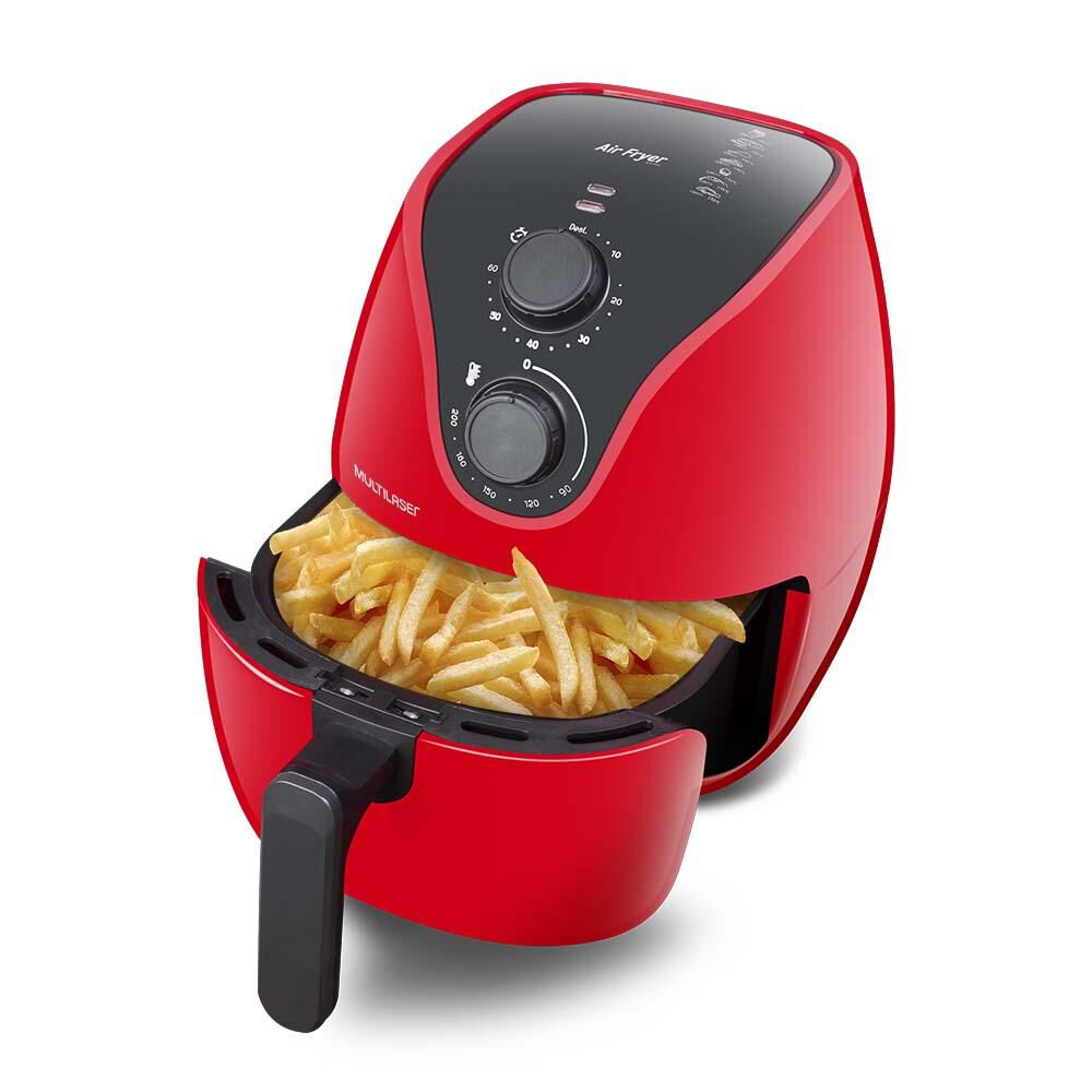 Air Fryer Multilaser 4 Litros Roja 1500w Ce084 image number 1.0