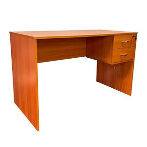 Escritorio 120cm Con 2 Cajones Peral