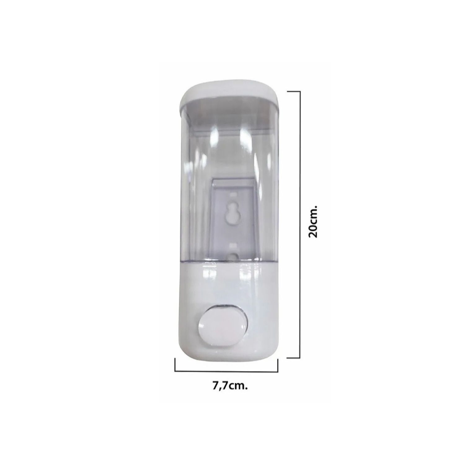 Dispensador De Pared Para Jab&oacute;n Liquido 500ml Manual Ba&ntilde;o image number 3.0