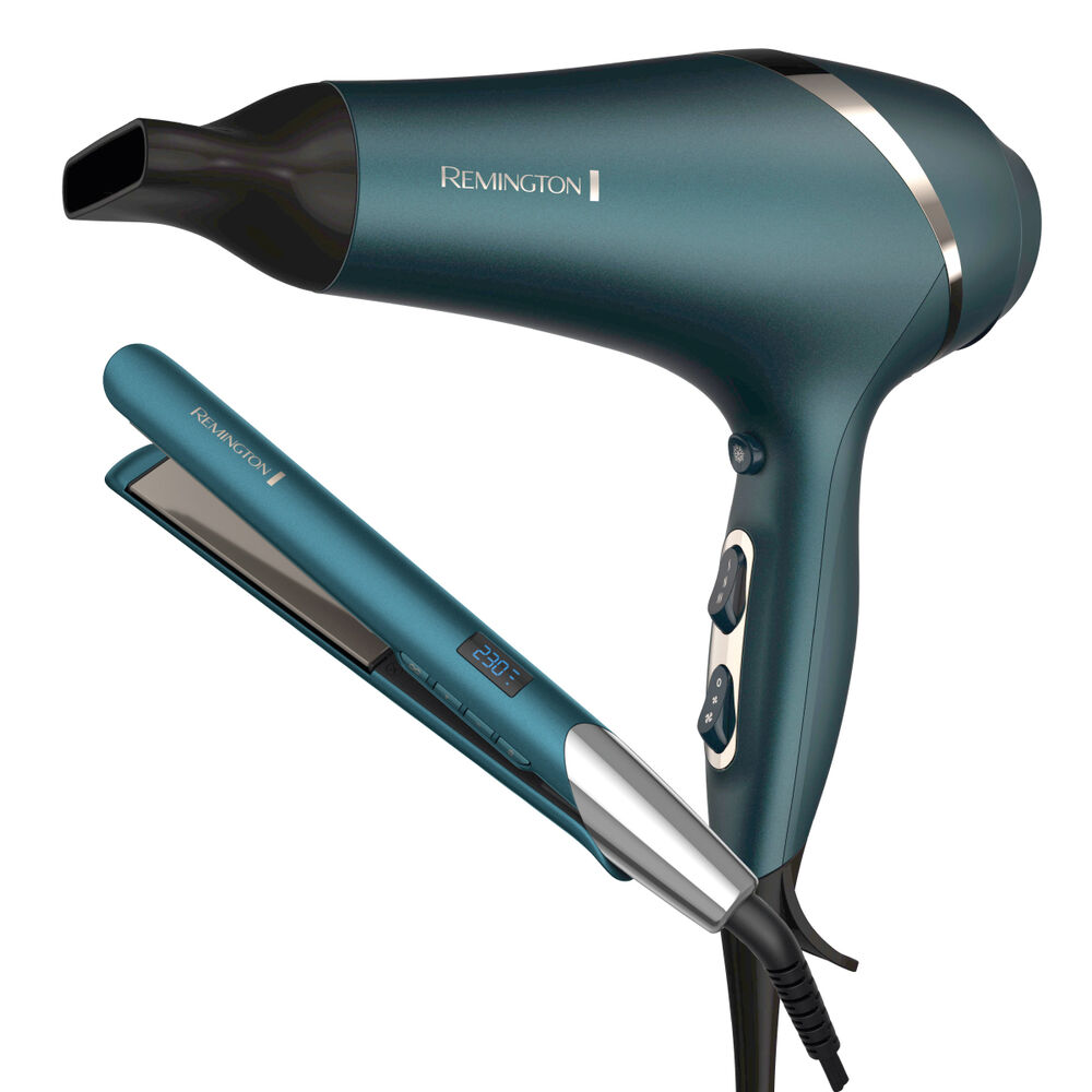 PACK REMINGTON SECADOR DE PELO AC8607 Y PLANCHA S8607 COCONU image number 0.0