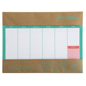 Planner Planificador Semanal De Escritorio 24 Hjs Grande