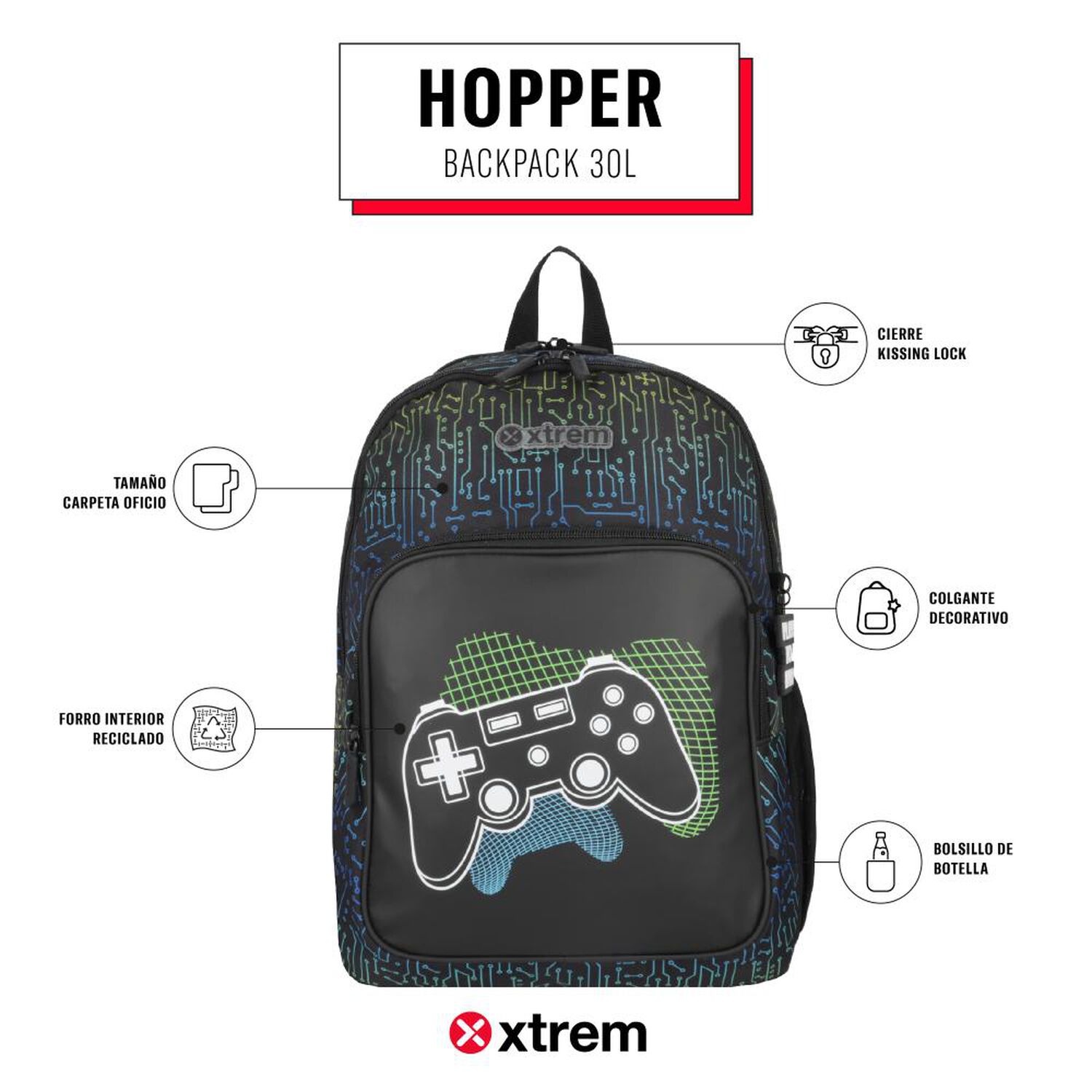 Mochila Xtrem Hopper 5xt image number 8.0