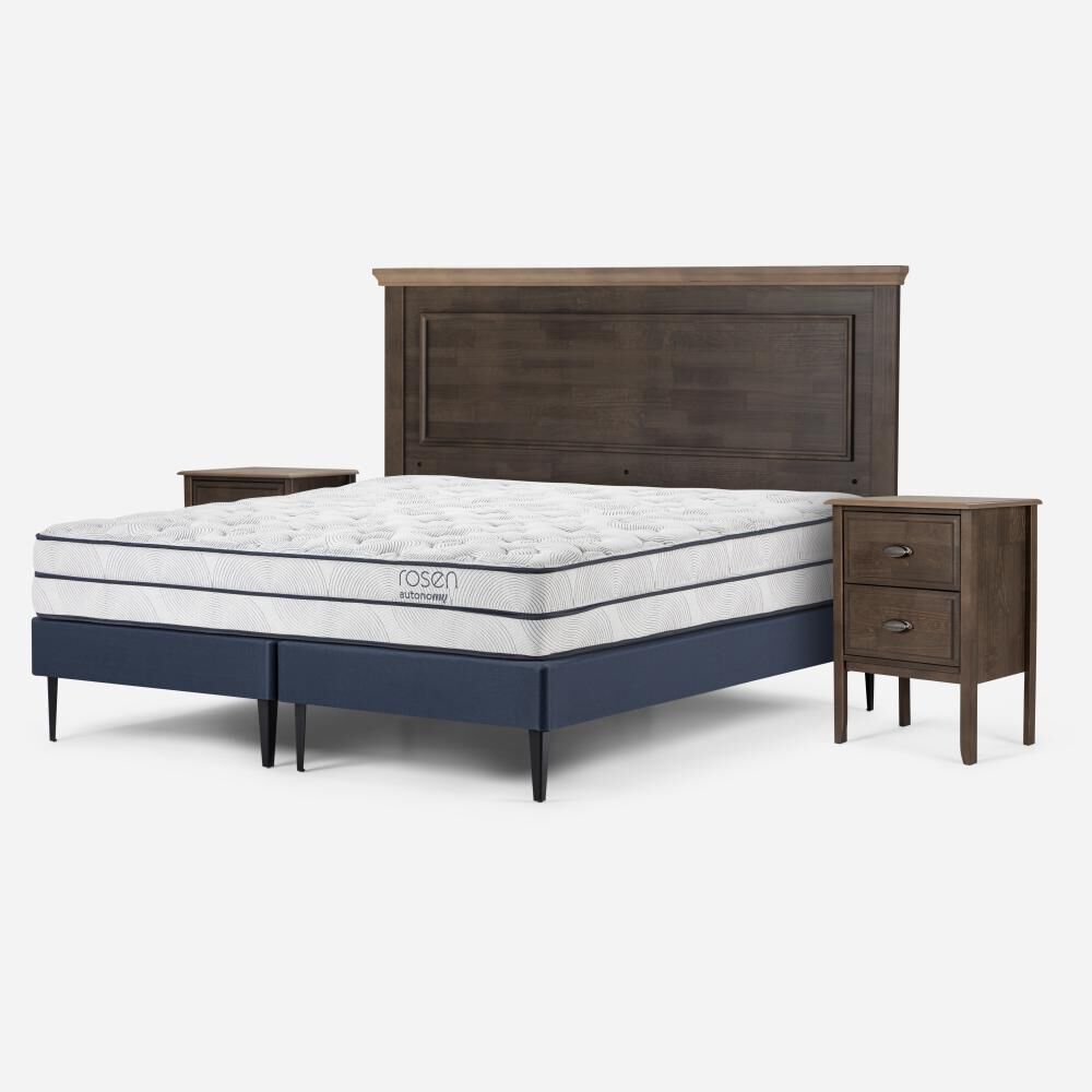Cama Europea Rosen Autonomy / King / Base Dividida + Set de Maderas Anna image number 2.0