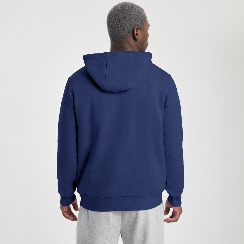 Polerón Deportivo Liso Cuello Alto Con Capucha Hombre Wetland image number 1.0