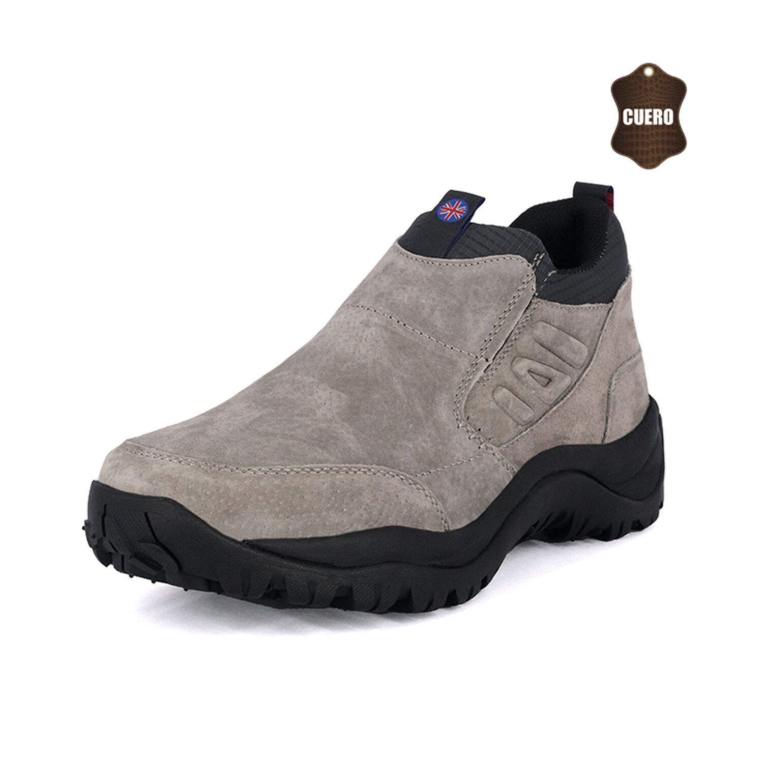Botin De Cuero Cota Gris London Adixt image number 0.0