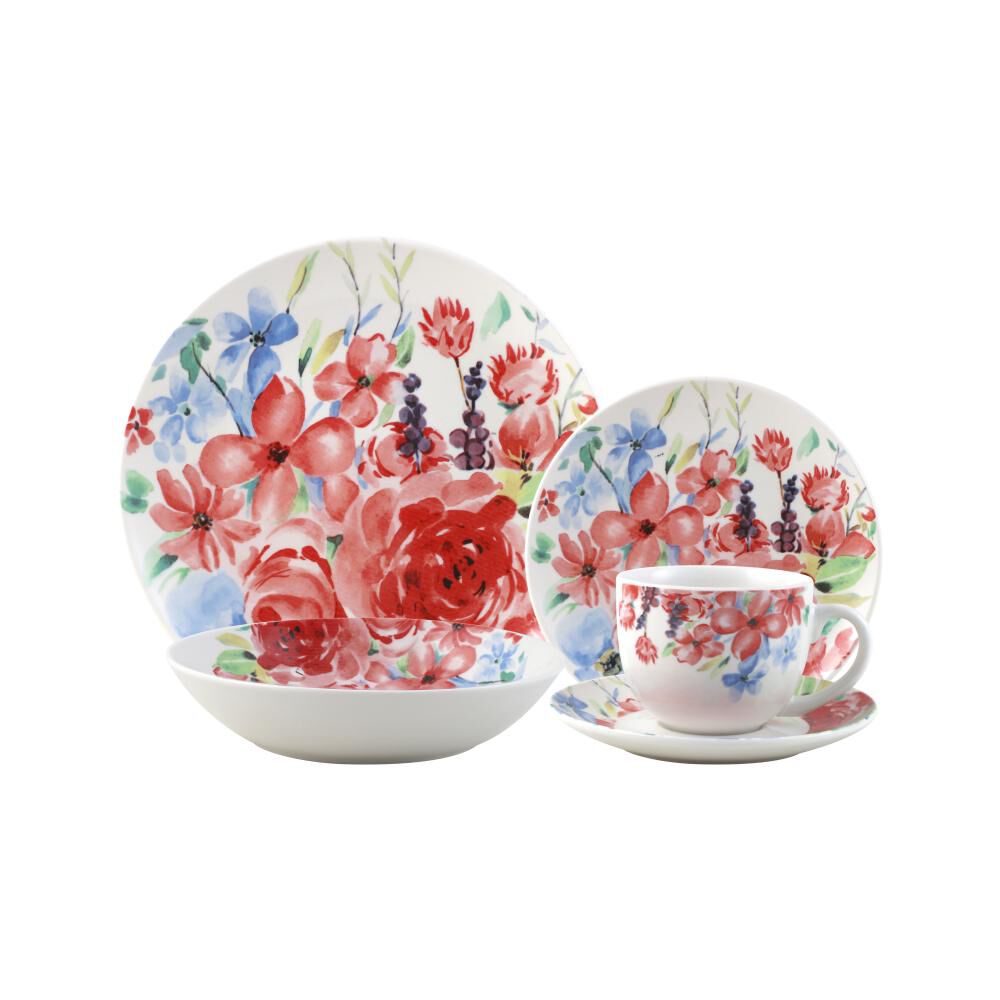 24 Piezas Juego De Vajilla Hites Juego De Vajilla Belle Noite