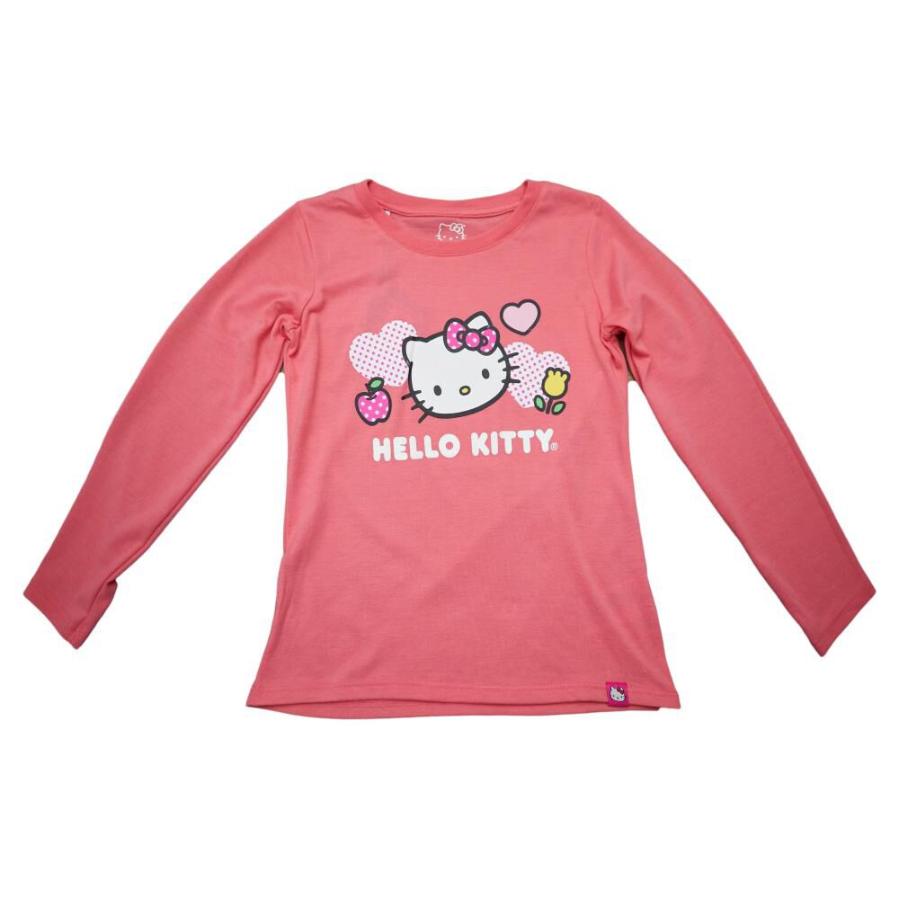 Polera Ml Con Estampado Con T&eacute;cnica Hello Kitty image number 0.0