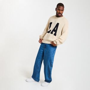 Sweater Slim Manga Larga Cuello Redondo Hombre Rolly Go