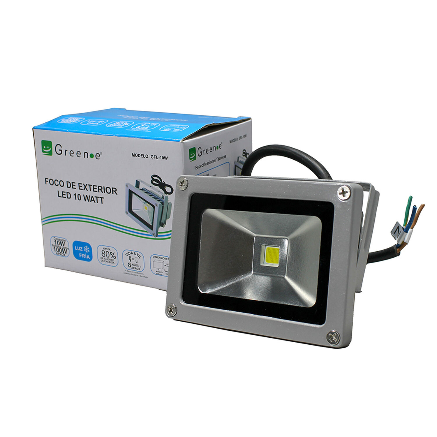Foco Exterior Led 10w Luz Fr&iacute;a image number 3.0