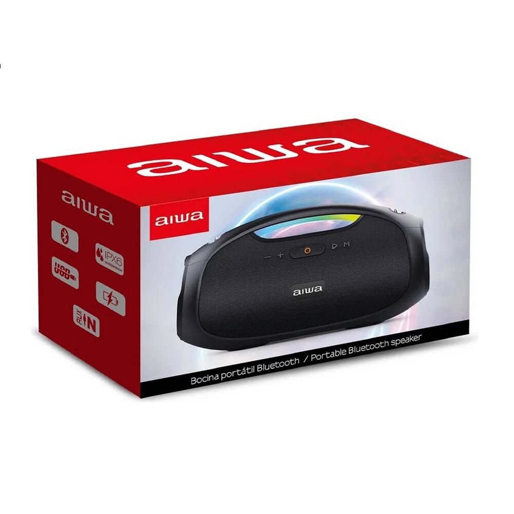 Parlante Aiwa Boombox Aws244bt Bluetooth, Ipx, 220v image number 8.0