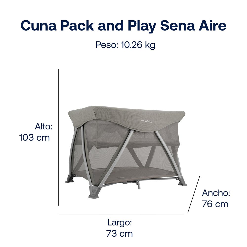 Cuna Pack And Play Sena Aire Frost image number 5.0