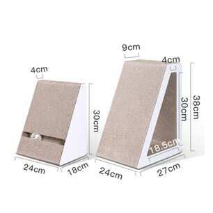 Juguetes Gatos Rascador Para Gatos Carton Triangular 2 En 1