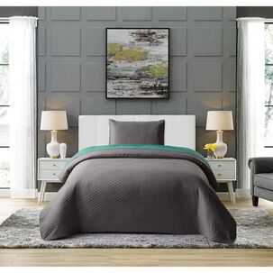 Cubrecama Azhome Bicolor / 1.5 Plazas Cubrecama Azhome Bicolor / 1.5 Plazas