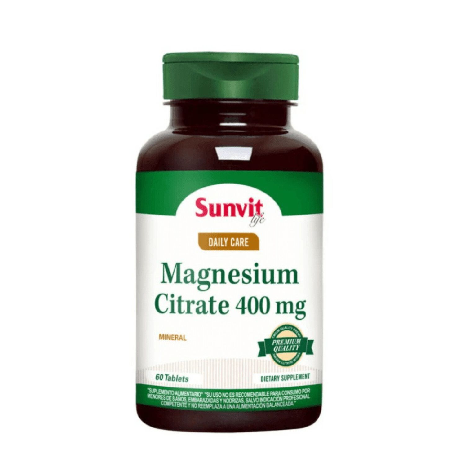 Magnesio Citrato 400mg 60 Tabletas image number 0.0