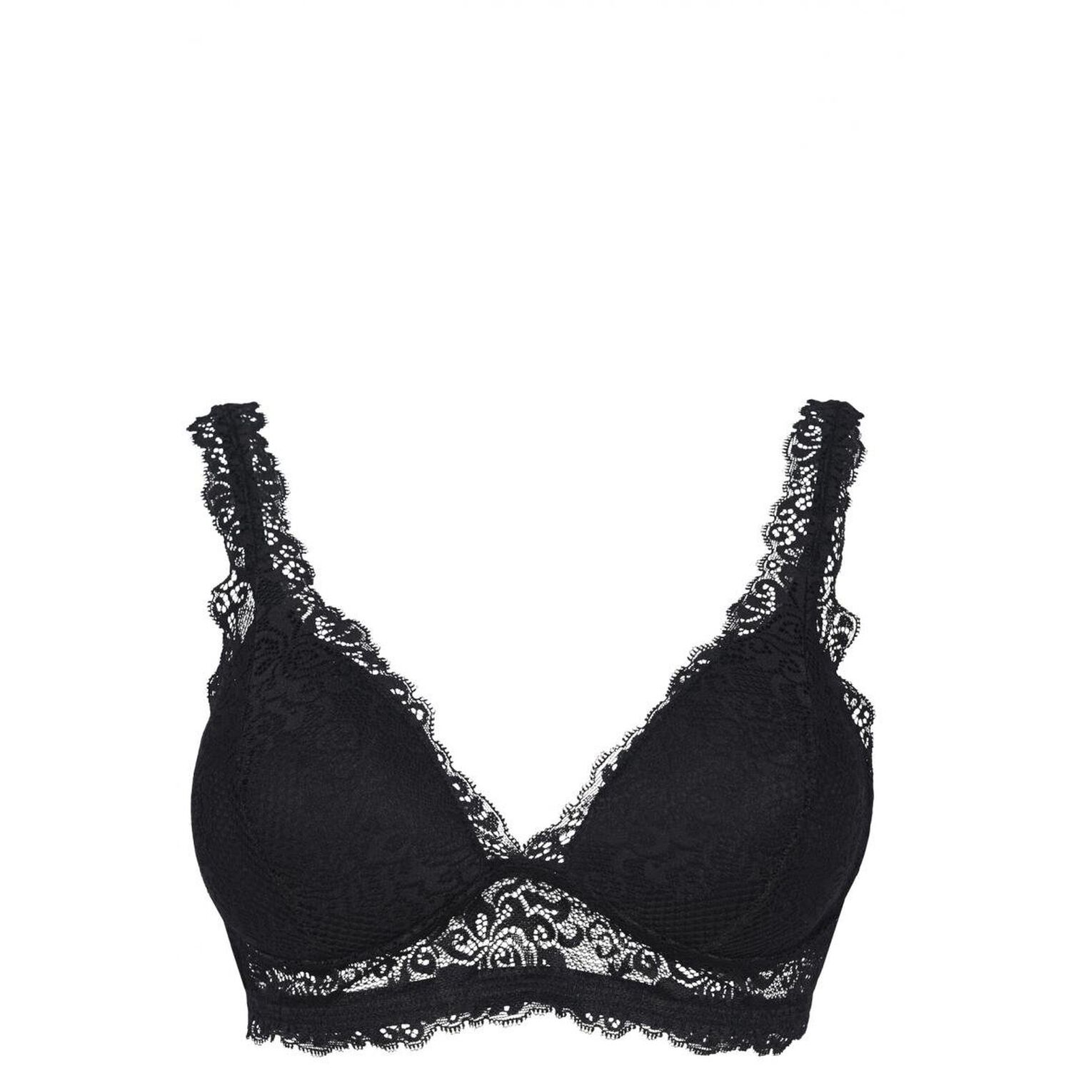 Bralette Encaje Negro 2rios image number 1.0