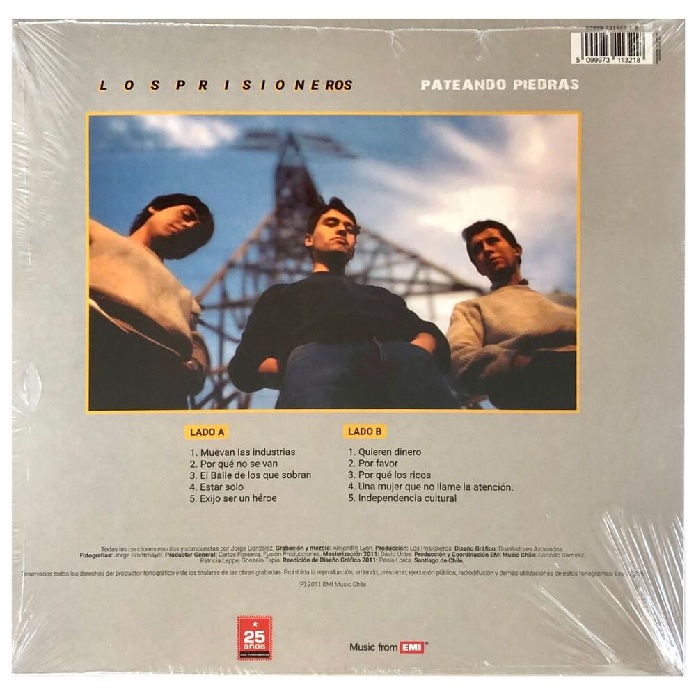 Los Prisioneros - Pateando Piedras | Vinilo image number 1.0
