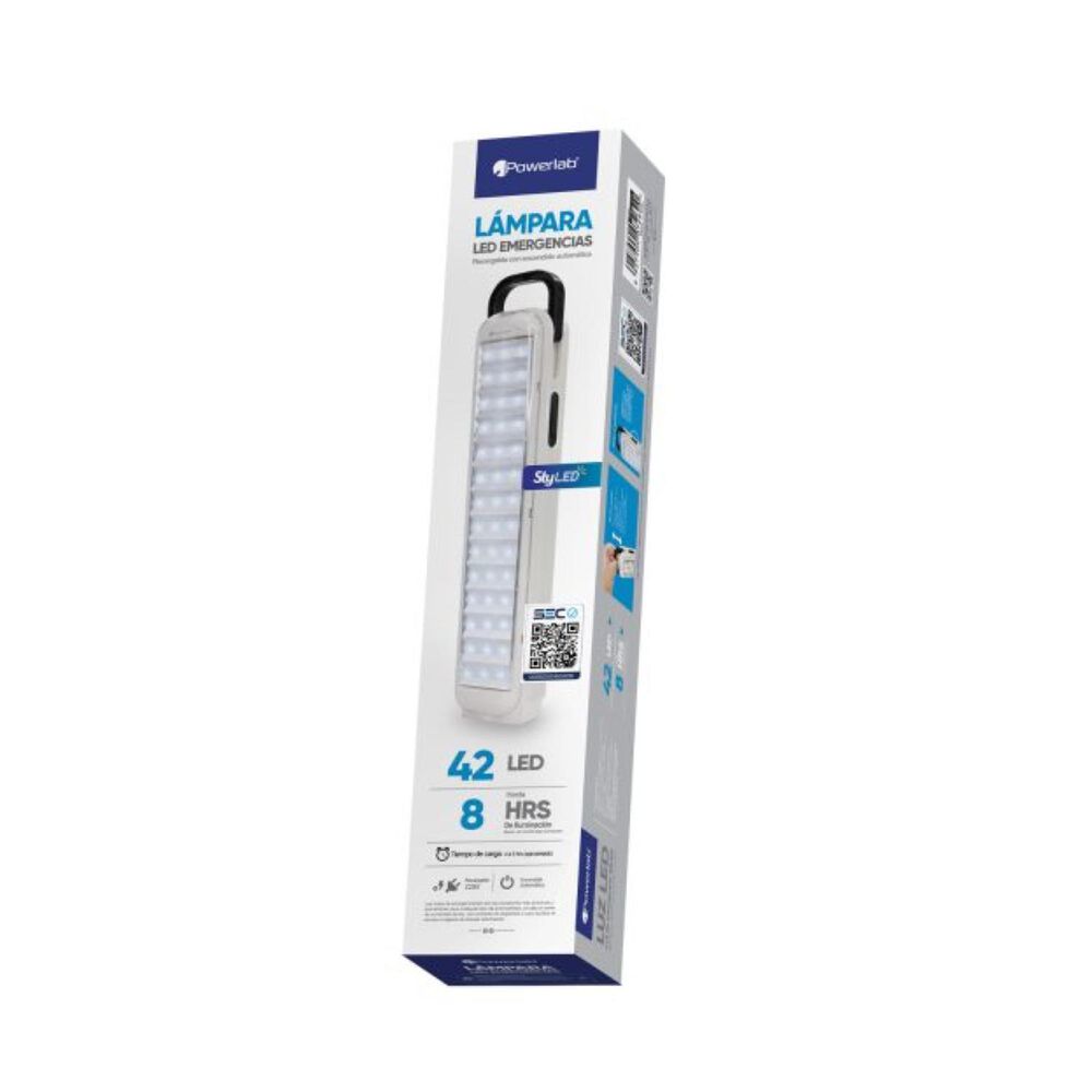 Lampara De Emergencia 42led 180lm 5w Blanco 7262 image number 4.0