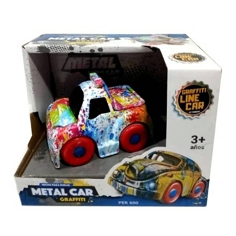 Auto | Camioneta | Moto Metalico Graffiti Juguete Fricci&oacute;n image number 15.0