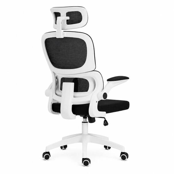 Silla De Escritorio Ergon&oacute;mica Ajustable Mesh Con Respaldo Transpirable Blanca