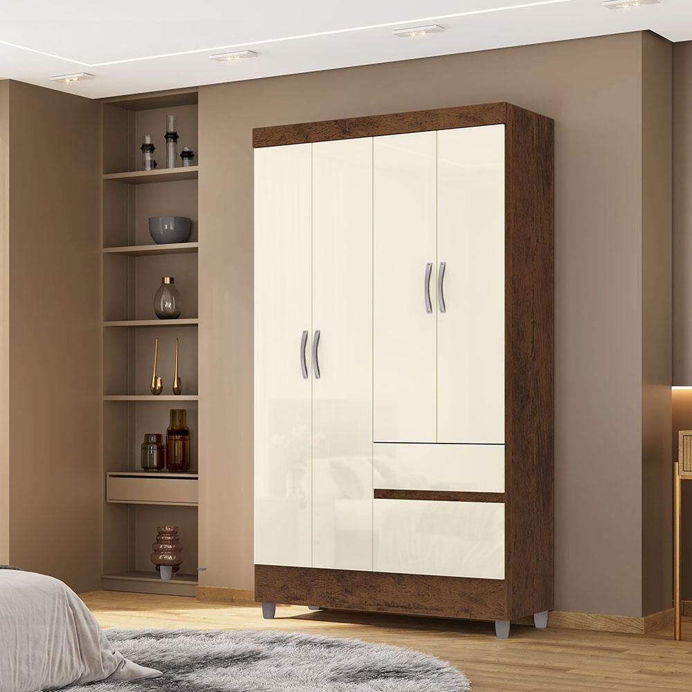 Cl&oacute;set Vekkahome Ideal / 4 Puertas / 2 Cajones image number 7.0