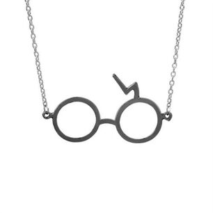 Colgante Collar Harry Potter Gafa Y Cicatriz