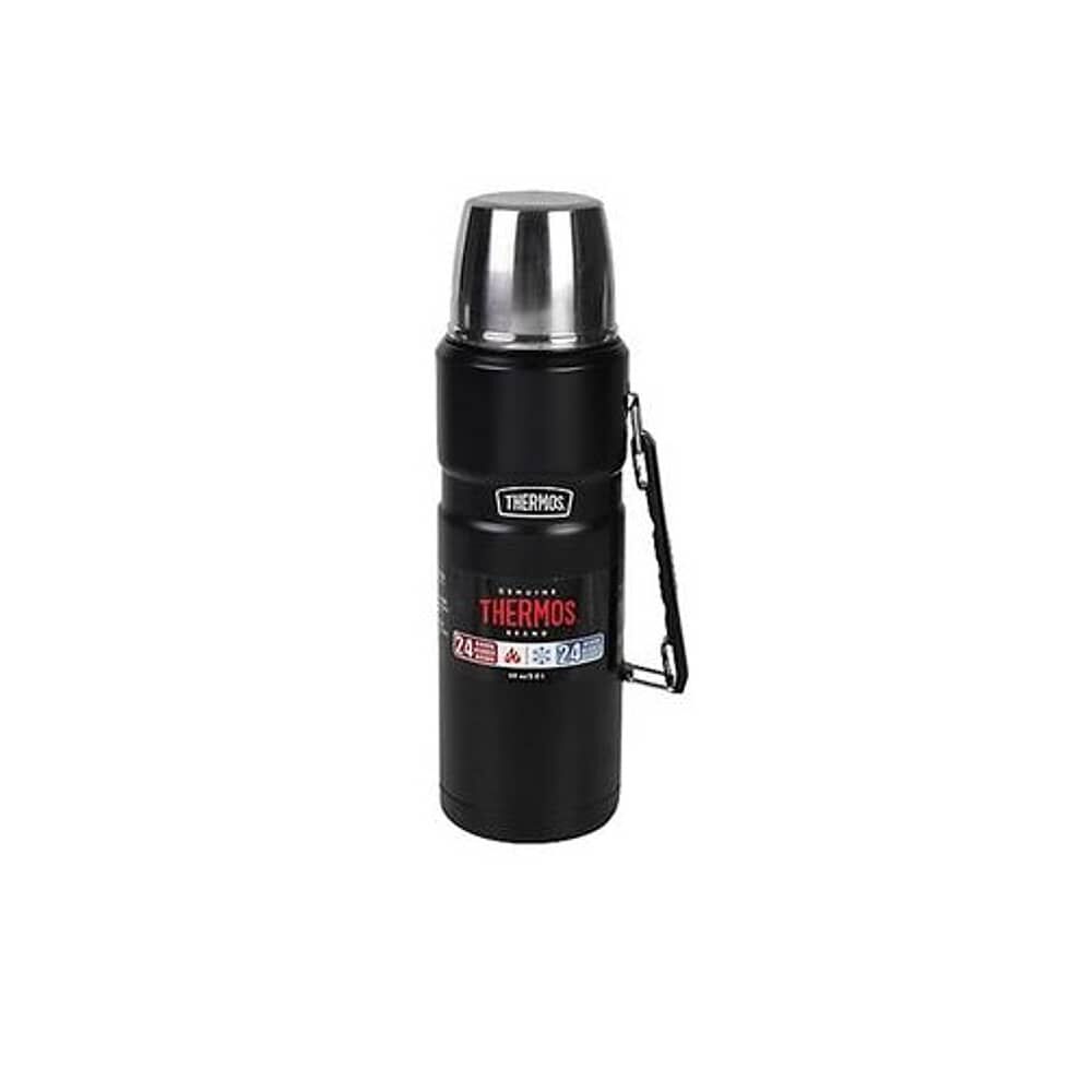Termo L&iacute;quidos King Acero Inox Negro 1.2lts Thermos image number 1.0