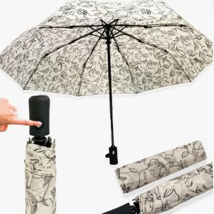 Paraguas Portatil Dise&ntilde;o De Flores