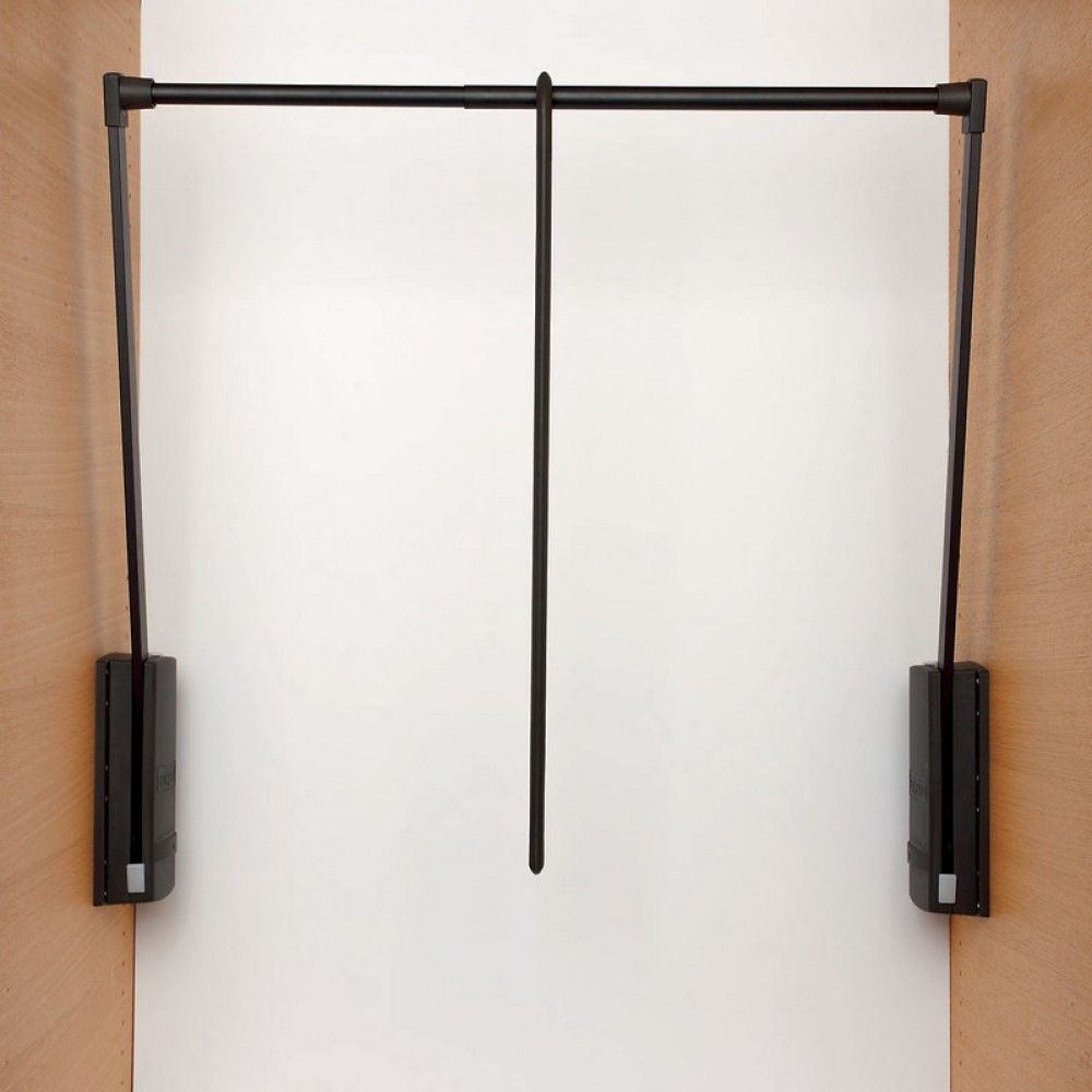 Elevador Barra Closet 770-1200 Mm Servetto Negro image number 7.0