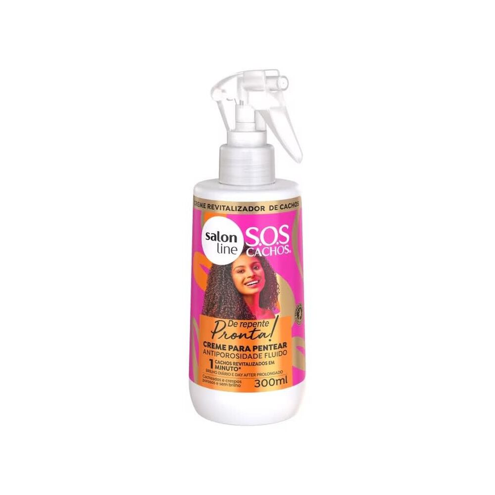 Crema De Peinar Sos Antiporosidade Pronta De 300ml Salonline image number 0.0
