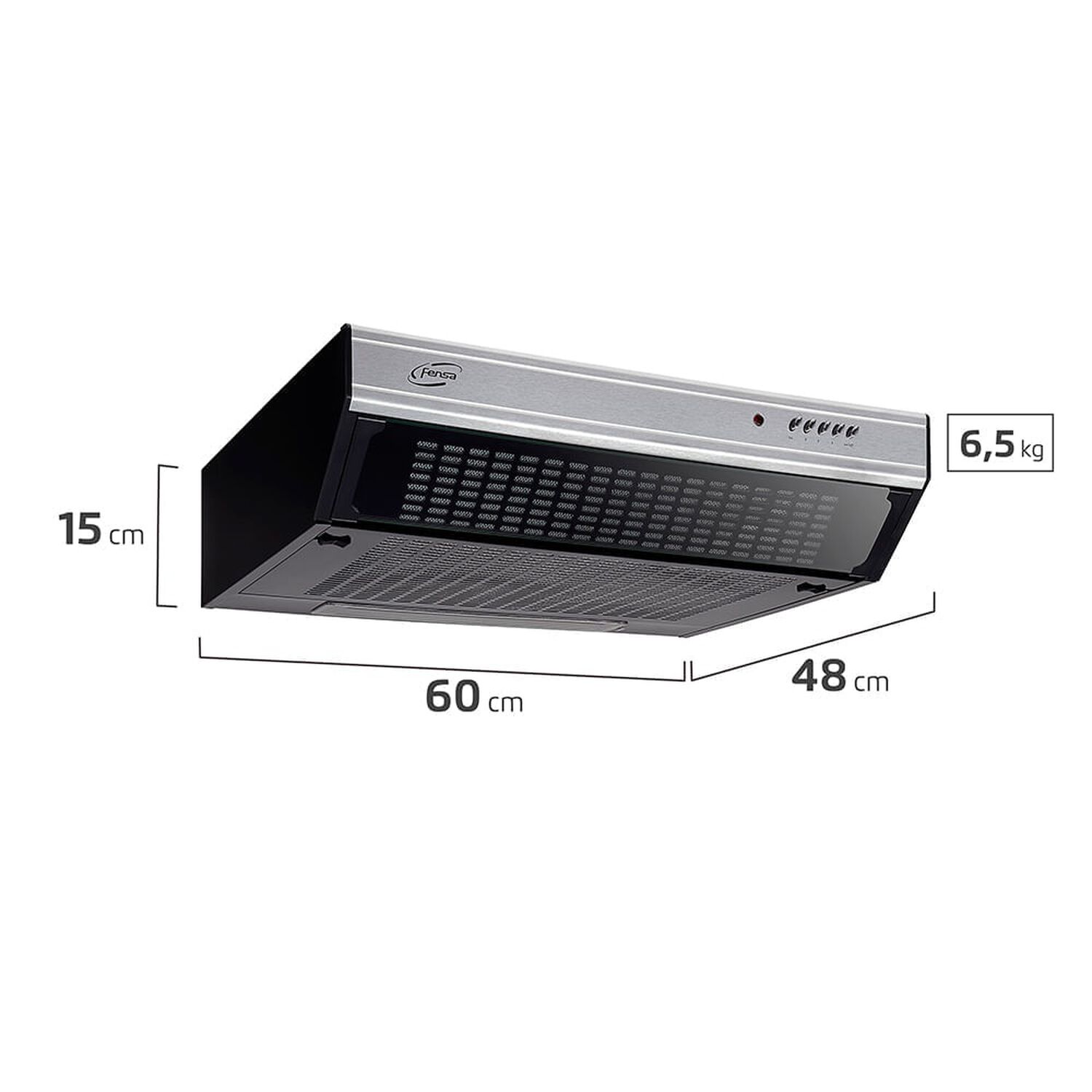 Campana De Cocina Extractora 60cm Double Function Fx U6160 image number 1.0