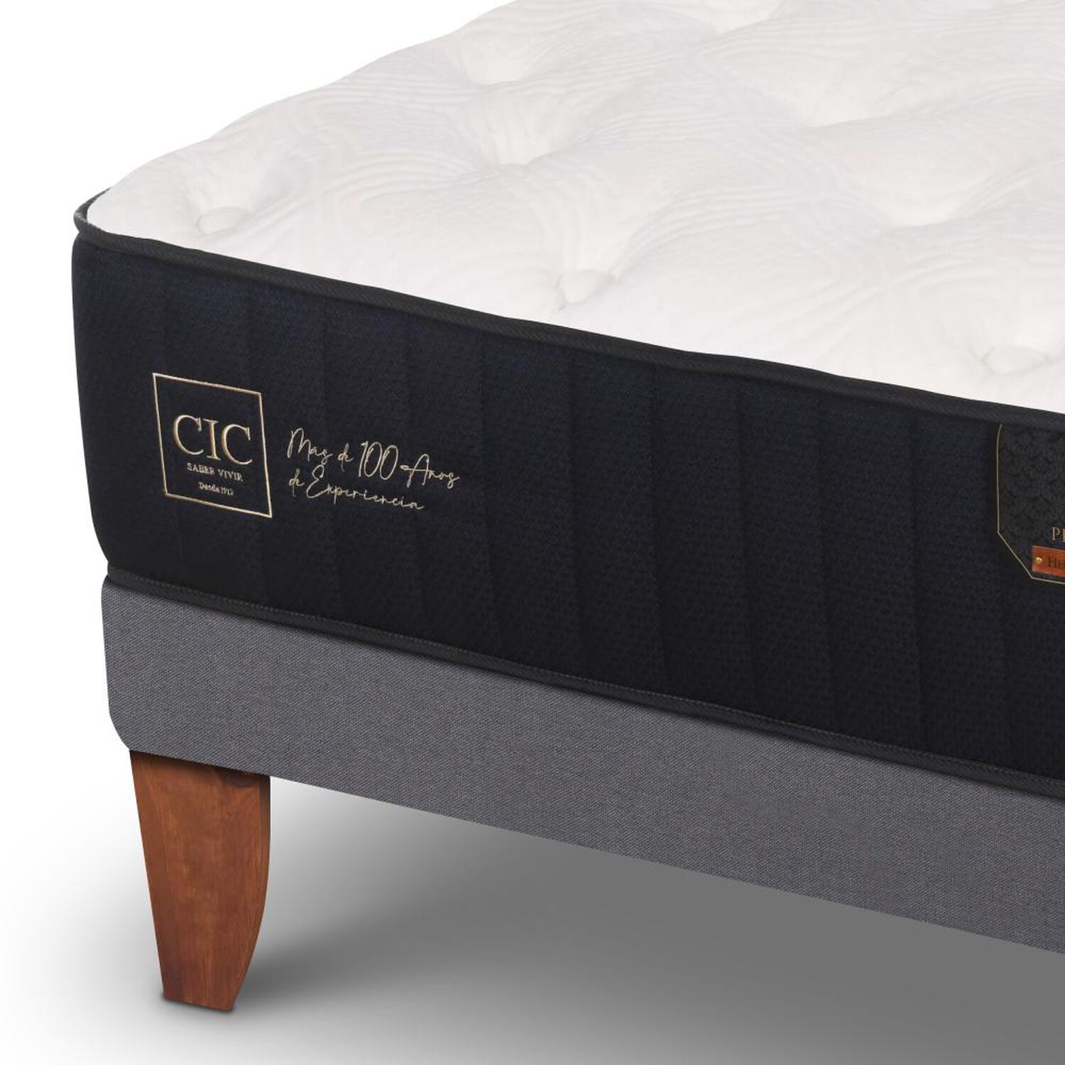 Cama Europea Cic Linea Premium / 1.5 Plazas / Base Normal + Respaldo image number 8.0