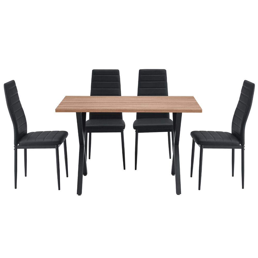 Pack 4 Silla De Comedor Boston Negro image number 4.0