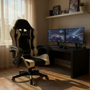 Silla Gamer Reclinable - Color Blanco