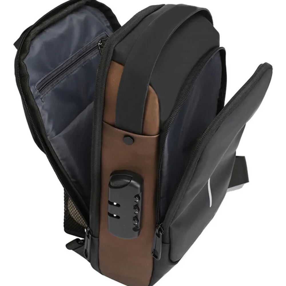 Mochila De Moto Anti-robo Impermeable Bandolera Deportivo image number 3.0