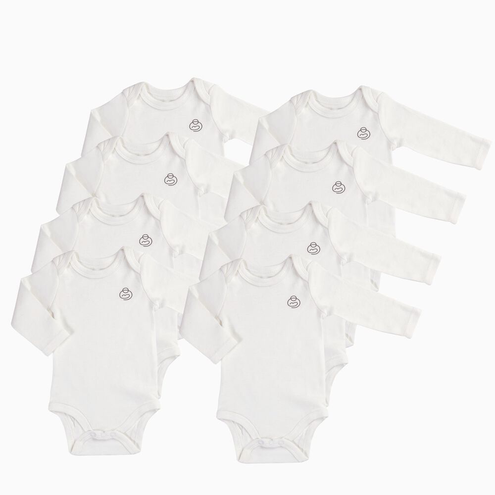 Pack De 8 Bodys Manga Larga 9-12m image number 0.0