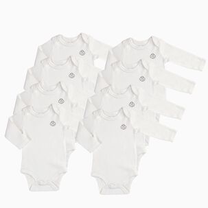 Pack De 8 Bodys Manga Larga 9-12m